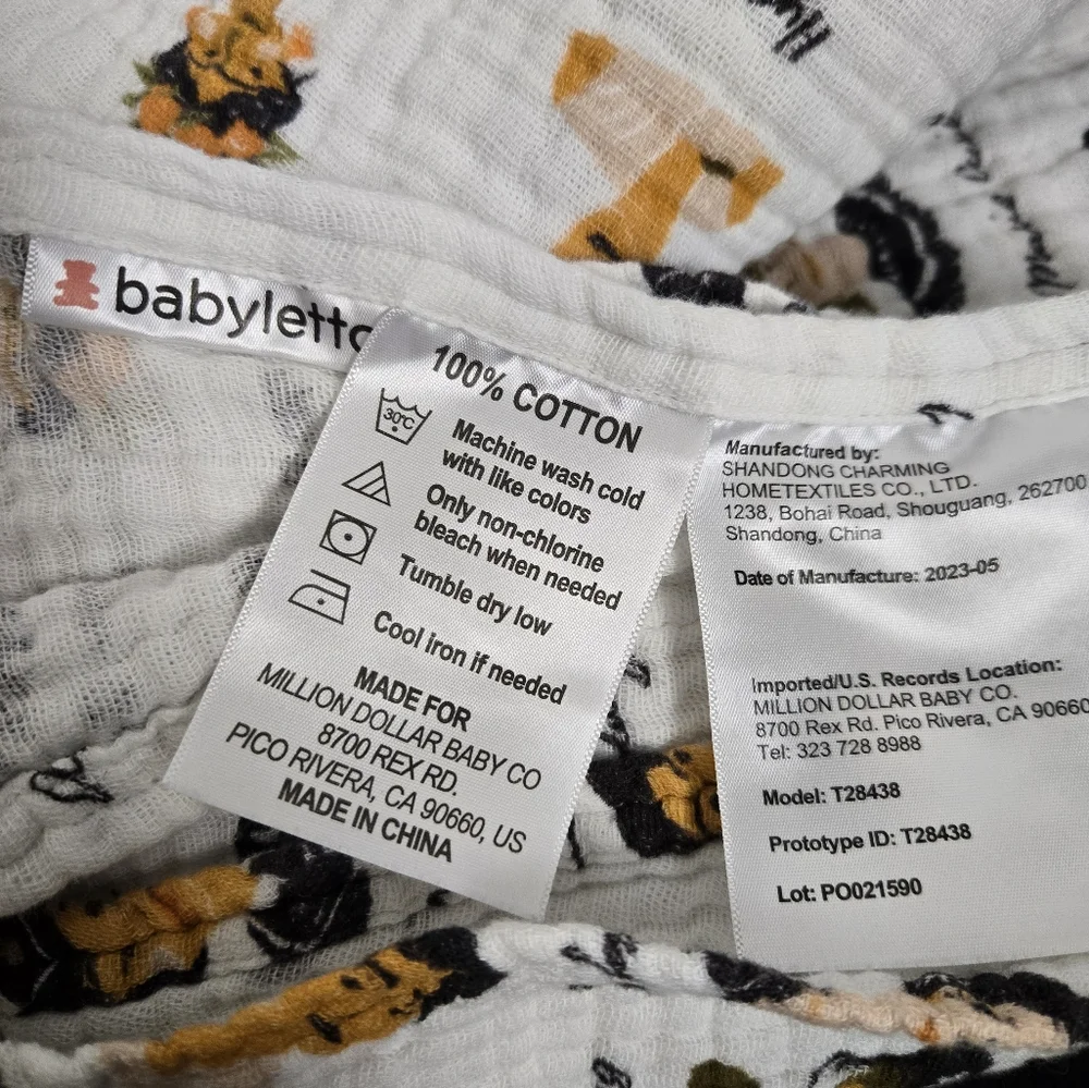 Babyletto Swaddle Oragnic Muslin Blanket Women In History - Picture 4 of 4